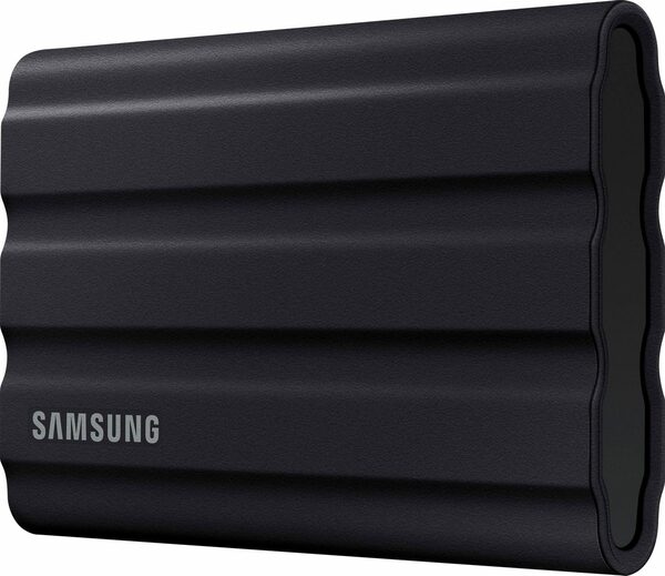 Bild 1 von Samsung Portable SSD T7 Shield externe SSD (2 TB) 1050 MB/S Lesegeschwindigkeit, 1000 MB/S Schreibgeschwindigkeit