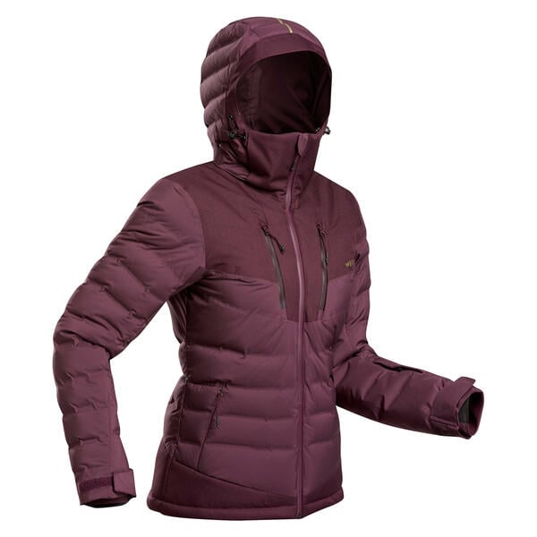 Bild 1 von Skijacke Daunenjacke Damen warm - 900 bordeaux