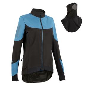 Fahrradjacke MTB D türkis/schw