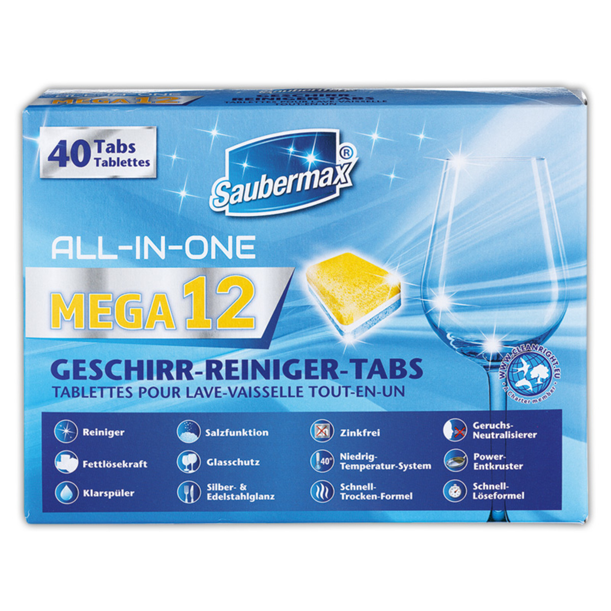 Bild 2 von Saubermax Geschirrreinigertabs