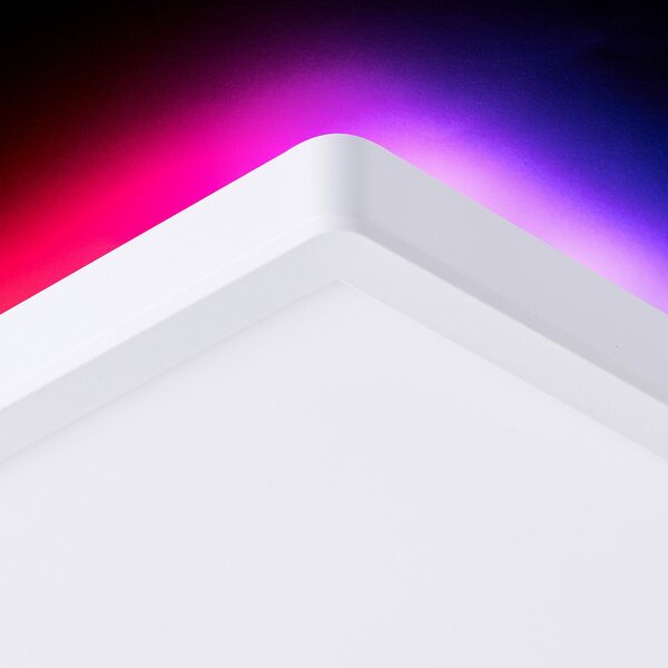 Bild 4 von my home LED Panel Nane, CCT - über Fernbedienung, LED fest integriert, warmweiß - kaltweiß, Hintergrundbeleuchtung mit Regenbogeneffekt,CCTFarbtemperatursteuerung