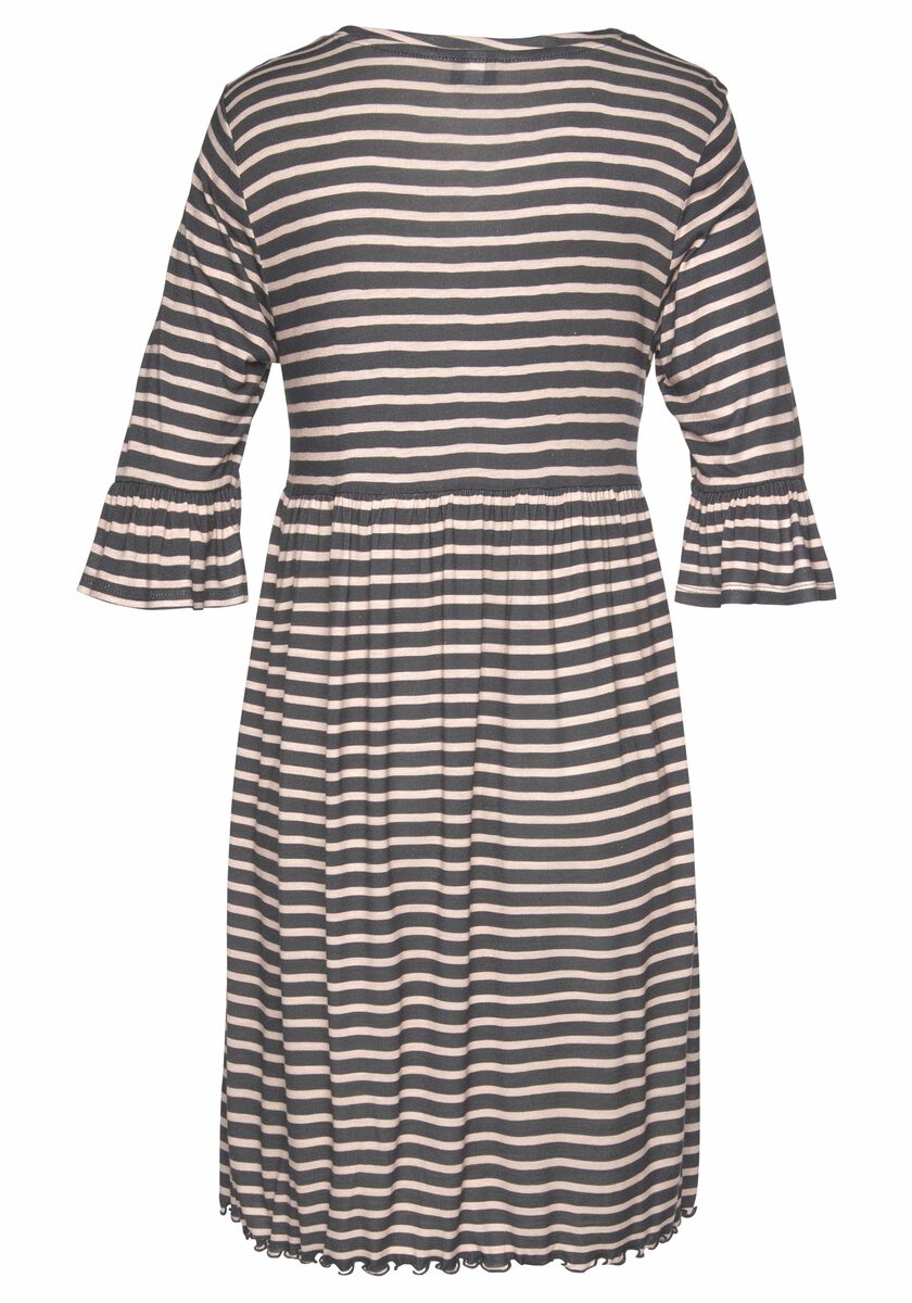 Bild 2 von Vivance Dreams Nachthemd mit Streifen und Volants