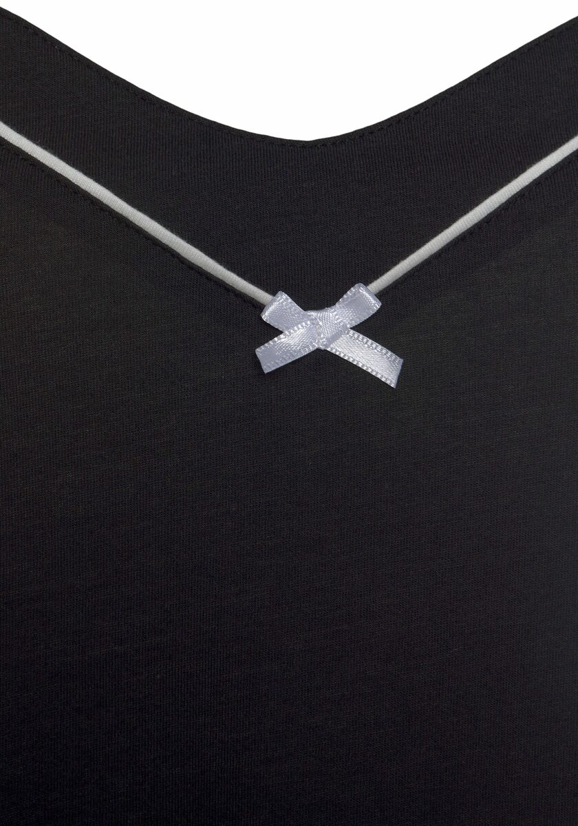 Bild 2 von Vivance Dreams Negligé mit Kontrastpaspel-Details