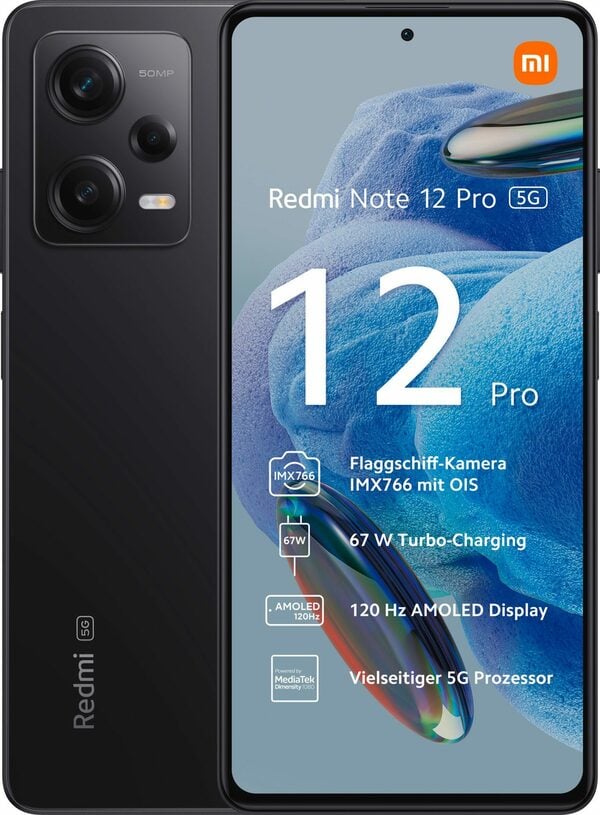 Bild 1 von Xiaomi Redmi Note 12 Pro 5G 6GB+128GB Smartphone (16,94 cm/6,67 Zoll, 128 GB Speicherplatz, 50 MP Kamera)