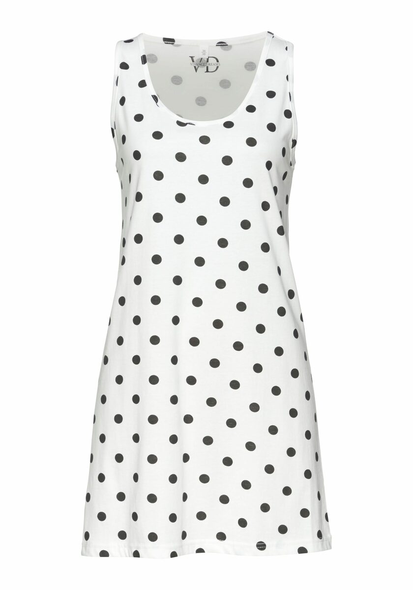 Bild 2 von Vivance Dreams Nachthemd (2er-Pack) mit großen Punkten und Sternen