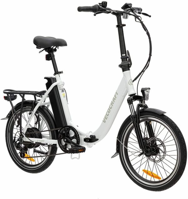 Bild 1 von VECOCRAFT E-Bike E-Pax 20Zoll, 7 Gang Shimano Schaltwerk, Kettenschaltung, Heckmotor 250,00 W