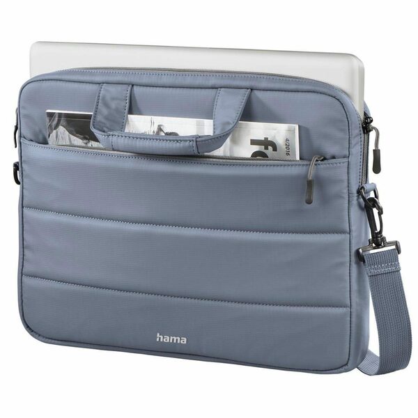 Bild 3 von Hama Laptoptasche Laptop-Tasche "Toronto", bis 40 cm (15,6), Grau/Blau, Notebook-Tasche
