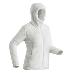 Fleece-Pullover Damen warm Winterwandern - SH500 rosa