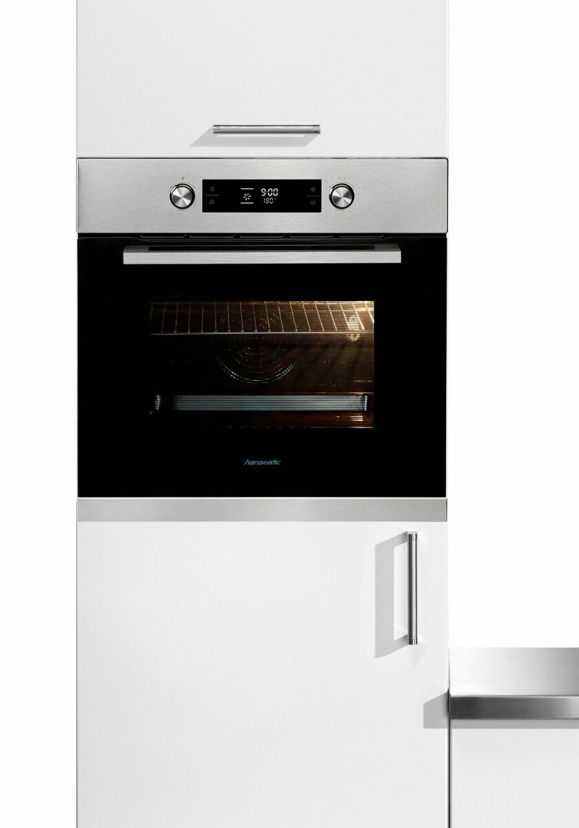 Bild 2 von Hanseatic Backofen-Set 65M90E3-E11B200 und MC-IF7021B2, mit 2-fach-Teleskopauszug