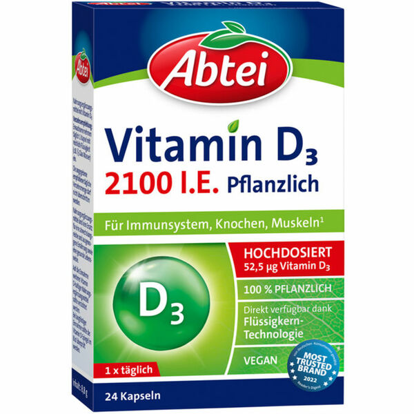 Bild 1 von ABTEI Vitamin D3 (pflanzlich)