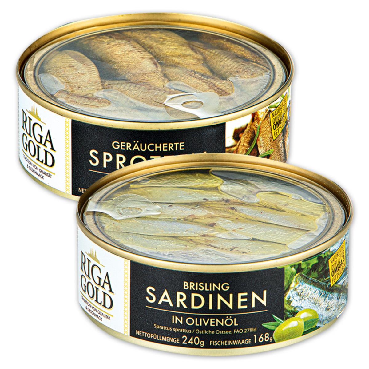 Bild 1 von Riga Gold Sardinen / Geräucherte Sprotten