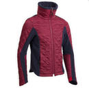 Bild 1 von Fleecejacke Reiten 500 Warm Bi-Material Kinder marineblau/bordeaux