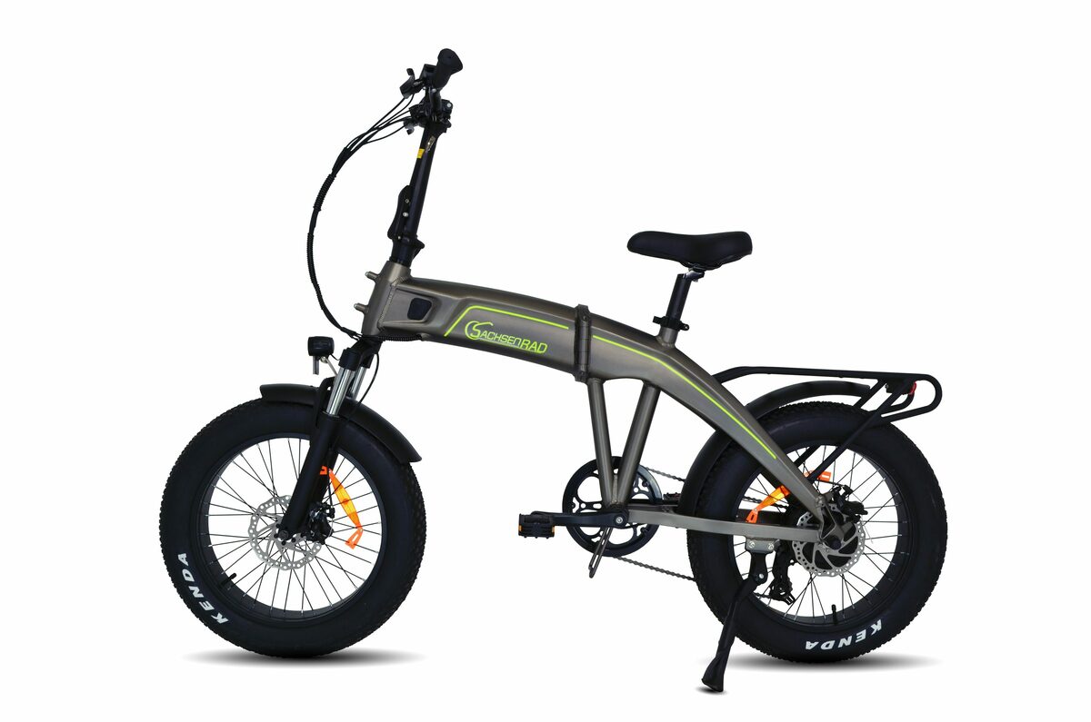 Bild 1 von SachsenRAD E-Bike F6 Safari E-Bike E-Faltbike 20 Zoll LCD Steuerdisplay 80km Reichweite, 7 Gang Shiamo, Kettenschaltung, Heckmotor, starker Geländemotor, interne Kabelführung