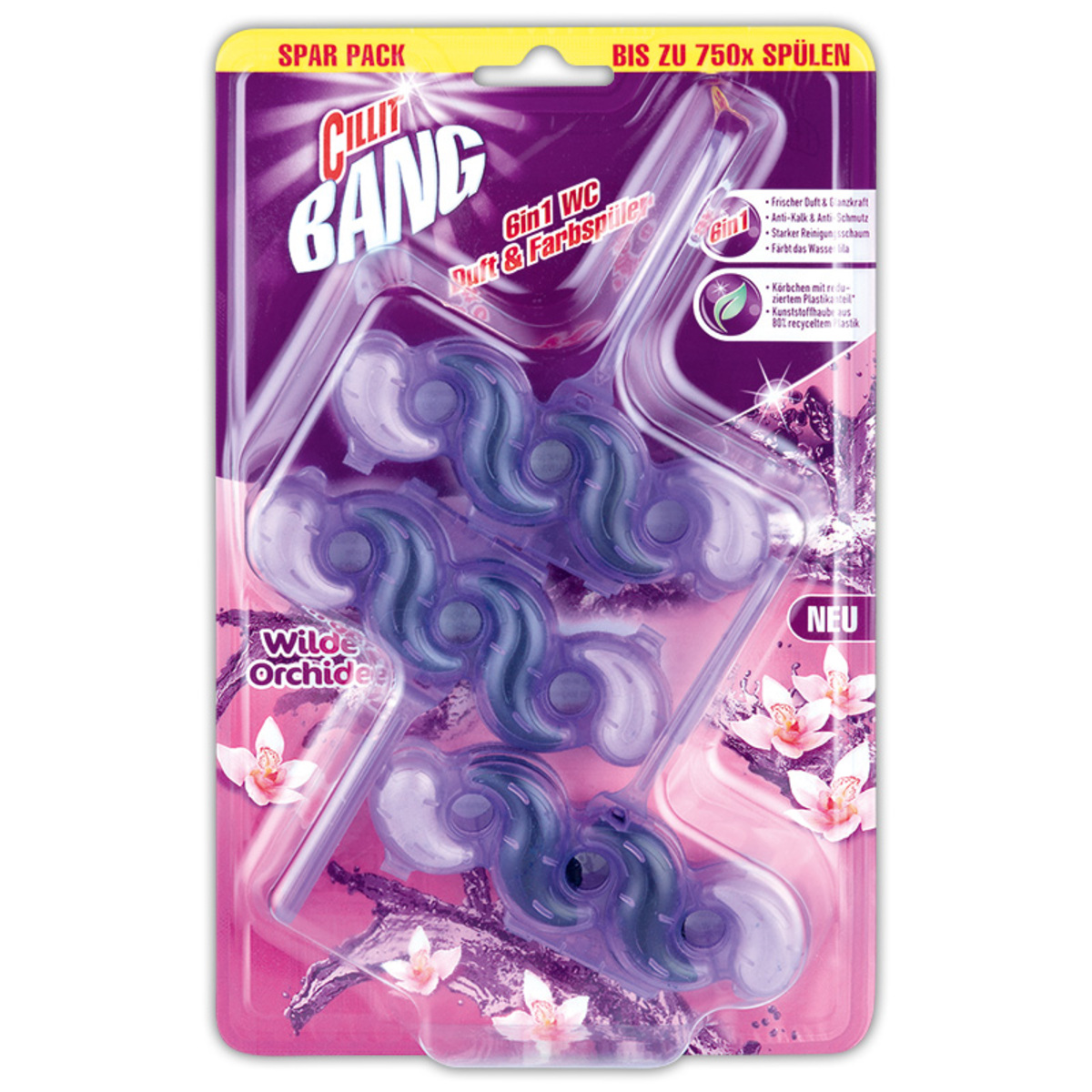 Bild 1 von Cillit Bang 6in1 WC Duft & Farbspüler