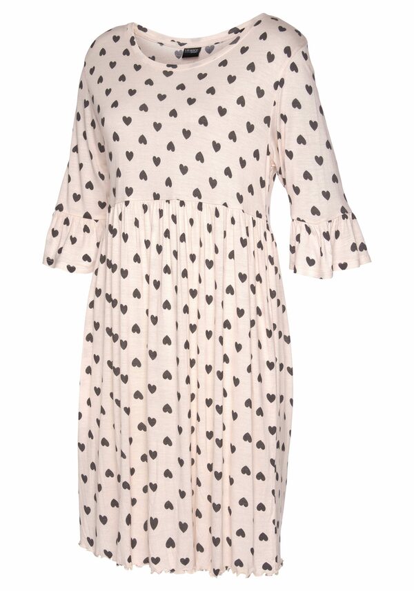 Bild 3 von Vivance Dreams Nachthemd mit Kräuselsäumen