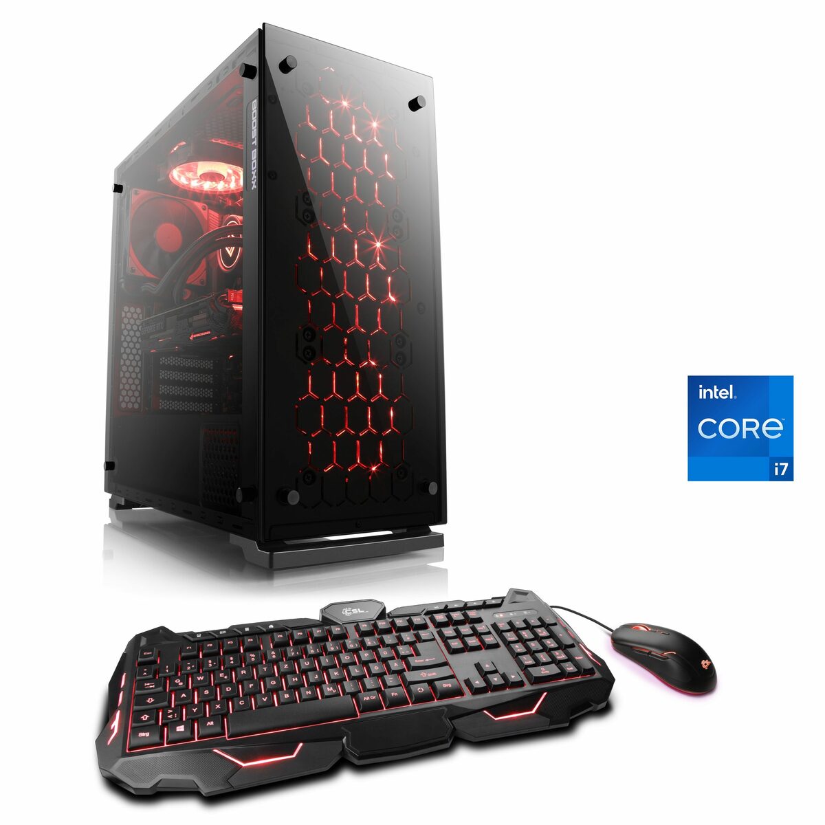 Bild 1 von CSL HydroX V27122 Gaming-PC (Intel® Core i7 12700F, GeForce RTX 3060 Ti, 16 GB RAM, 1000 GB SSD, Wasserkühlung)