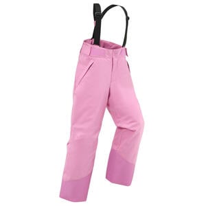 Skihose Kinder Piste warm wasserdicht - 500 PNF rosa