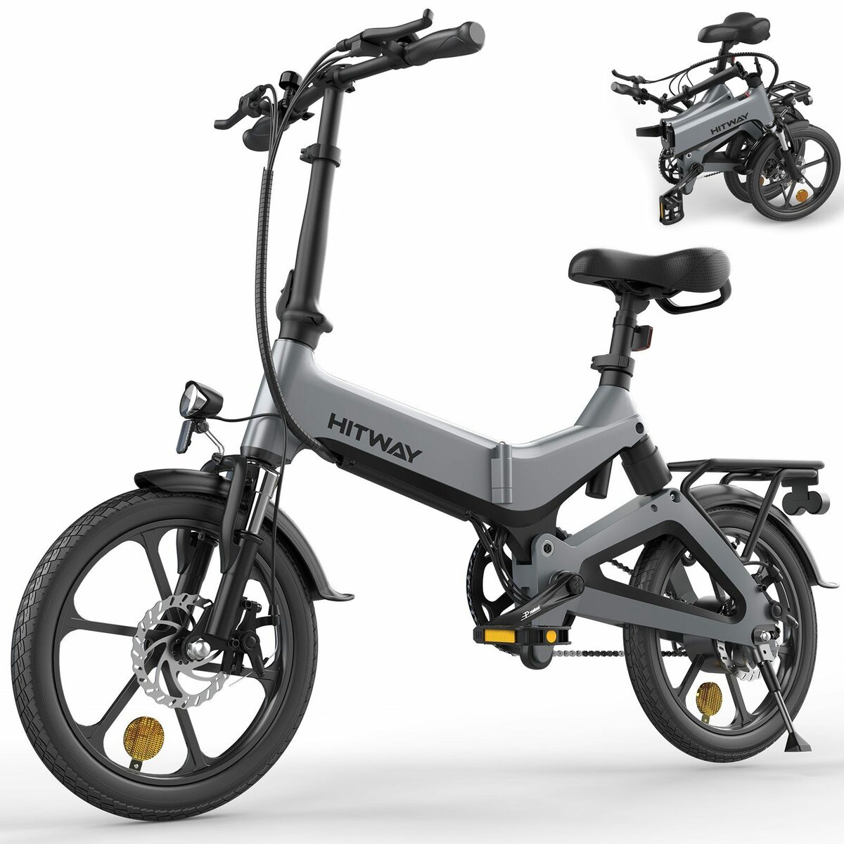Bild 1 von HITWAY E-Bike, Elektrofahrrad Klapprad Ebike Elektrofahrräder Faltrad