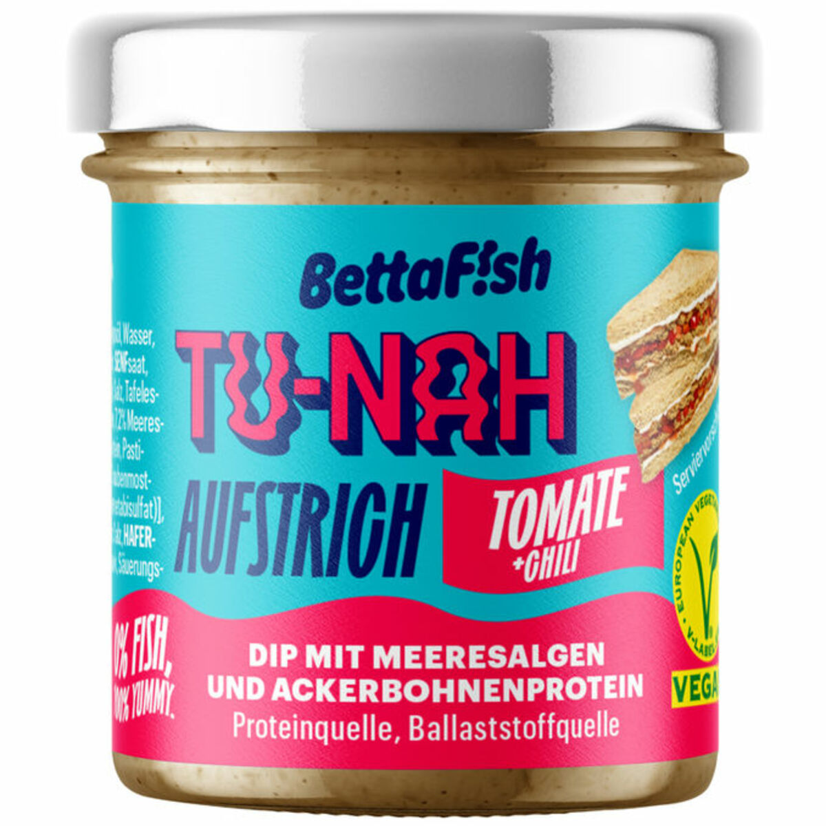 Bild 1 von BettaF!sh Veganer Aufstrich Tomate & Chili