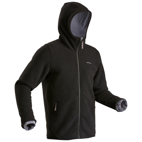 Bild 1 von Fleecejacke Herren warm Winterwandern - SH500 schwarz