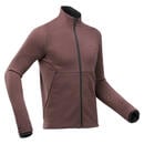 Bild 1 von Fleecejacke Herren Bergwandern - MH520 braun