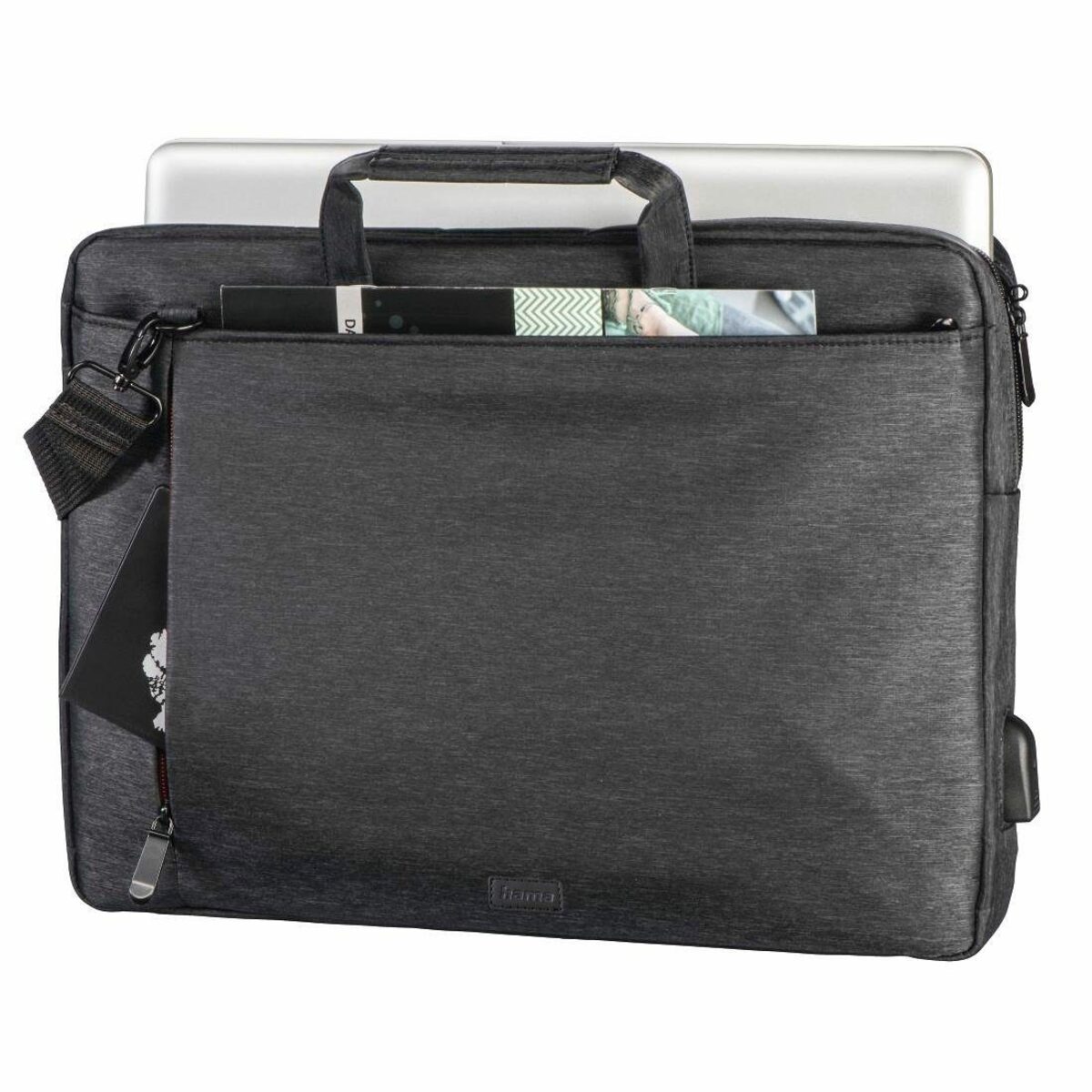 Bild 4 von Hama Laptoptasche Laptop-Tasche "Manchester", bis 44cm (17,3), Schwarz, Notebook Tasche