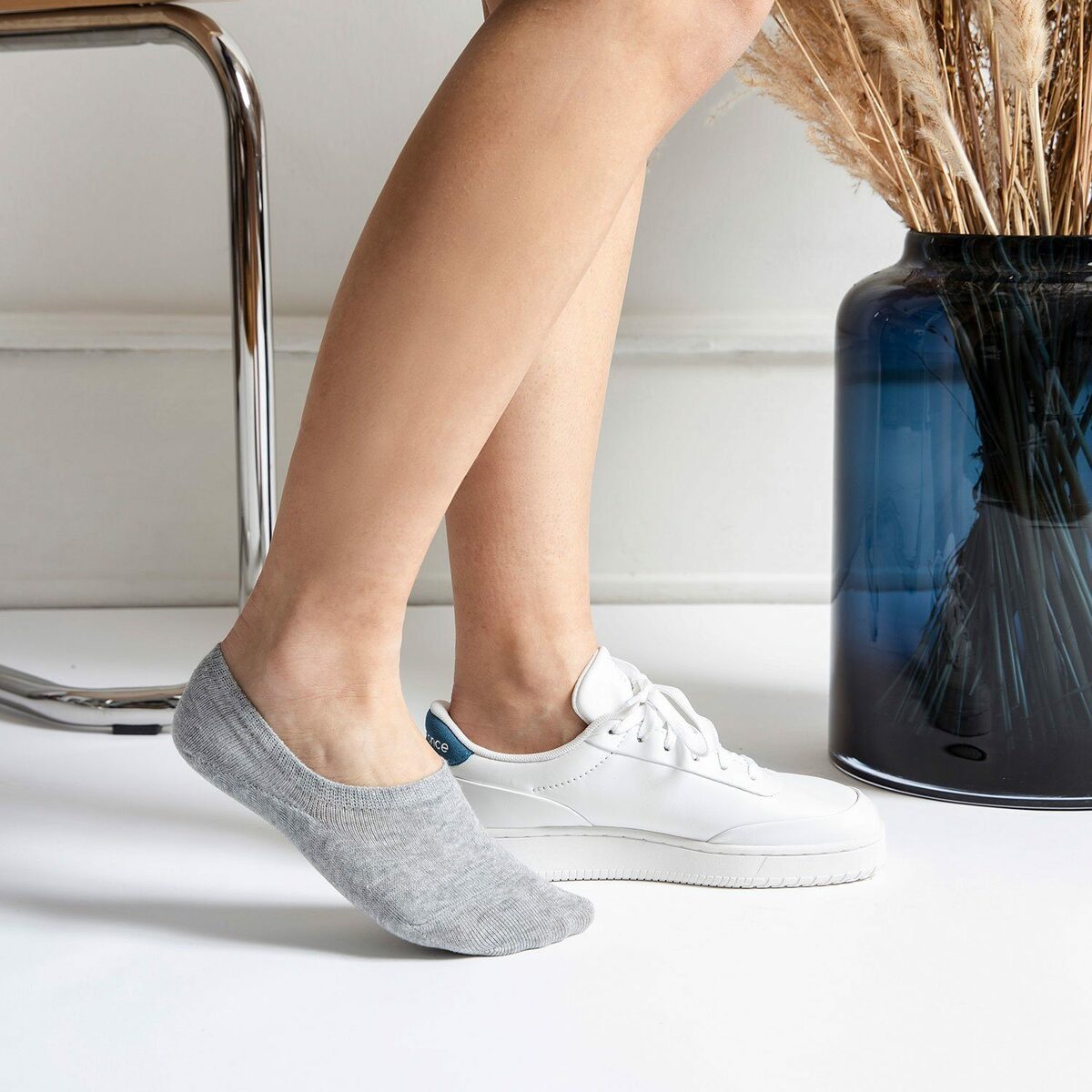 Bild 4 von SNOCKS Füßlinge Invisible Socks Sneaker Socken Damen & Herren (6-Paar) aus Bio-Baumwolle, rutschfest und unsichtbar in den Schuhen