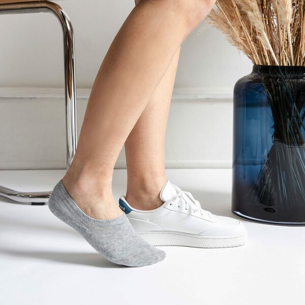 Bild 4 von SNOCKS Füßlinge Invisible Socks Sneaker Socken Damen & Herren (6-Paar) aus Bio-Baumwolle, rutschfest und unsichtbar in den Schuhen