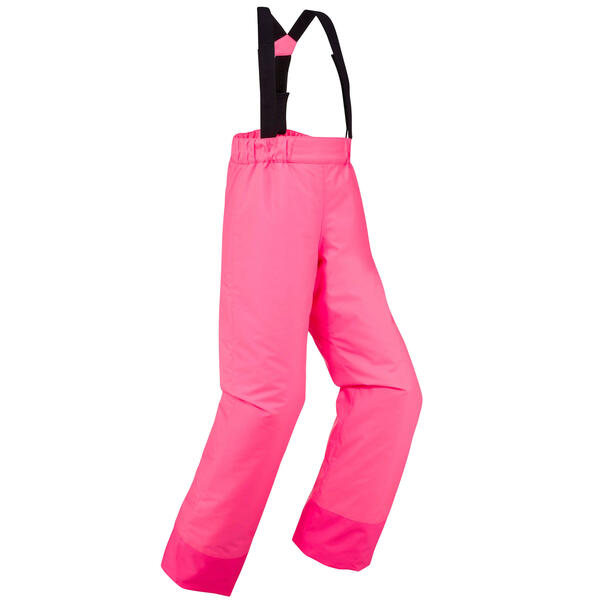 Bild 1 von Skihose warm wasserdicht - 100 Kinder neonrosa