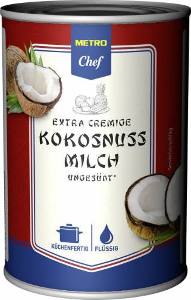 Bild 1 von METRO Chef Kokosmilch 17 % Fett (400 ml)