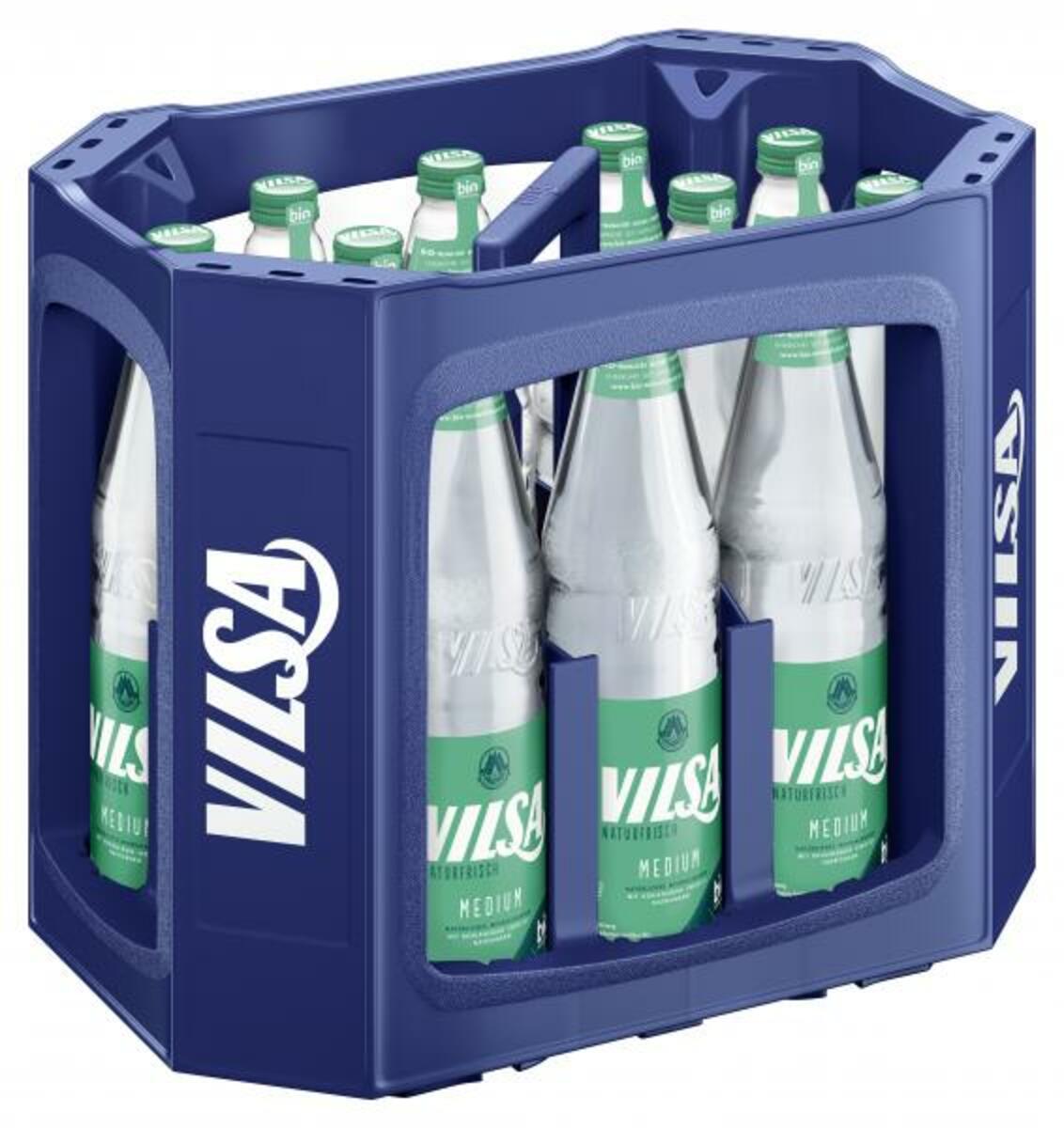 Bild 1 von Vilsa Naturfrisch Mineralwasser Medium (Mehrweg)