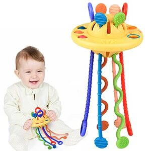 Kiztoys Montessori Spielzeug ab 1 Jahr, zum Aufhängen - Motorik- und Sensorikspielzeug für Babys und Kleinkinder ab 18+ Monaten - Lernspaß für Jungen und Mädchen im Alter von 1-3 Jahren