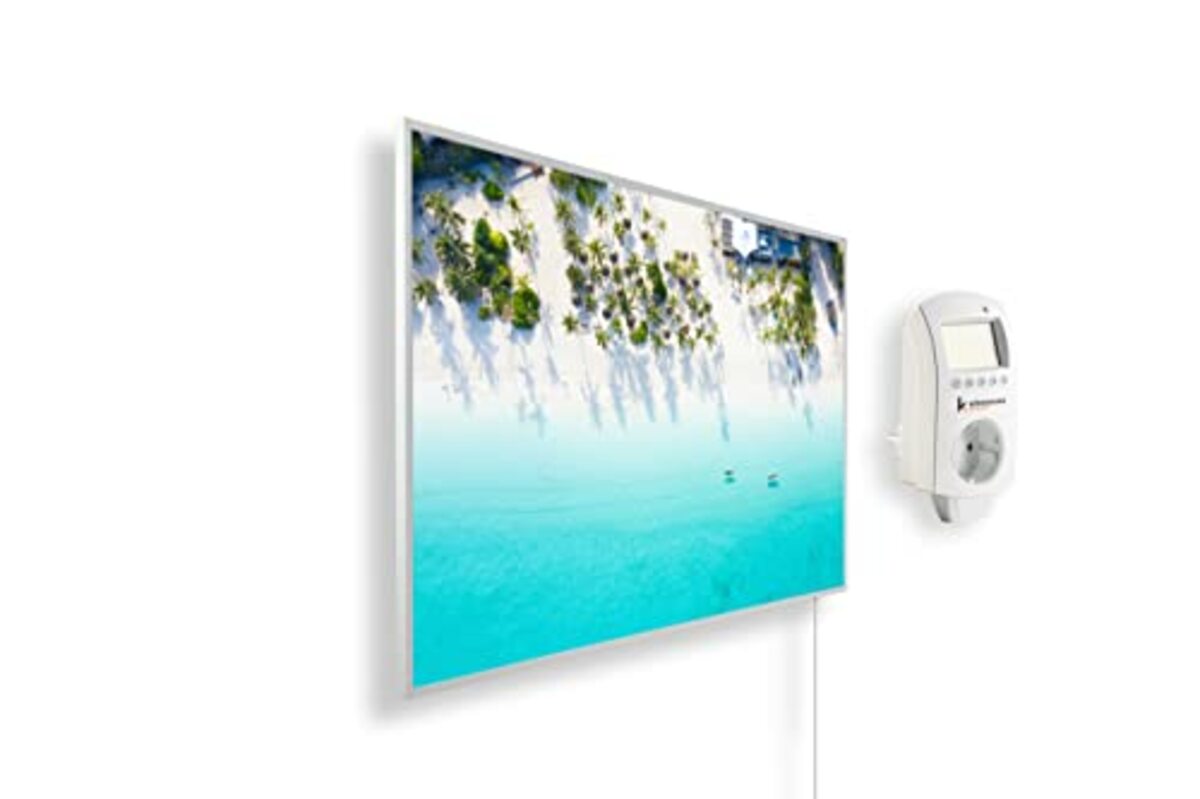 Bild 1 von Könighaus Infrarot Bildheizung 1200 Watt mit TÜV + Smart Thermostat + Könighaus APP