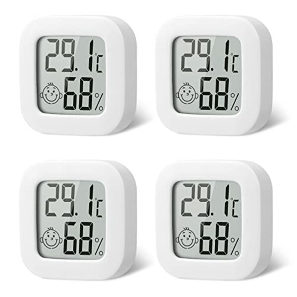 Bild 1 von Flintronic Mini LCD Thermometer White