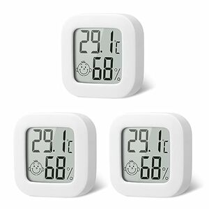 Flintronic Mini LCD Thermometer White