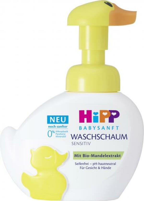 Bild 1 von Hipp Babysanft Waschschaum sensitiv Ente