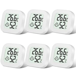 Flintronic Mini LCD Thermometer White