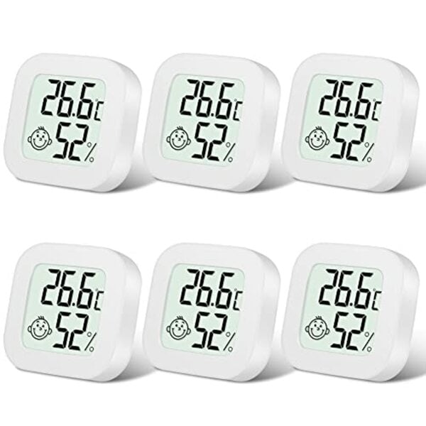 Bild 1 von Flintronic Mini LCD Thermometer White