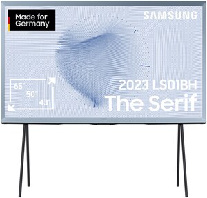 GQ65LS01BHU The Serif (2023) 163 cm (65") QLED-TV cotton blue / F