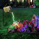 Bild 1 von Solar Gießkanne mit Lichterkette Solarlampen für Außen Gießkanne Art LED-Licht mit Schäferhaken, Gartendeko Solar Lichterketten Aussen mit IP67, Star Shower Garten Leuchten