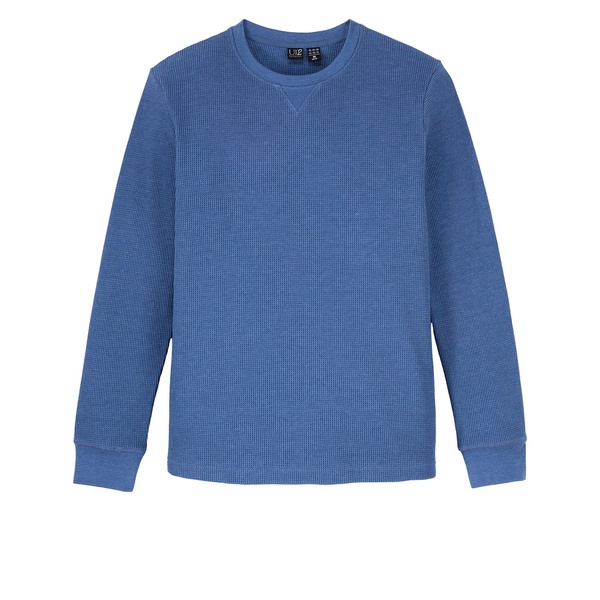 Bild 3 von WATSON'S Herren Langarmshirt, Waffelpiqué