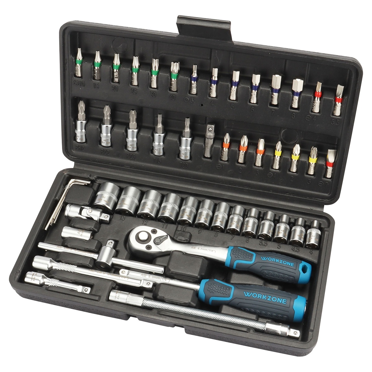 Bild 2 von WORKZONE Steckschlüsselsatz, 47-/53-tlg.