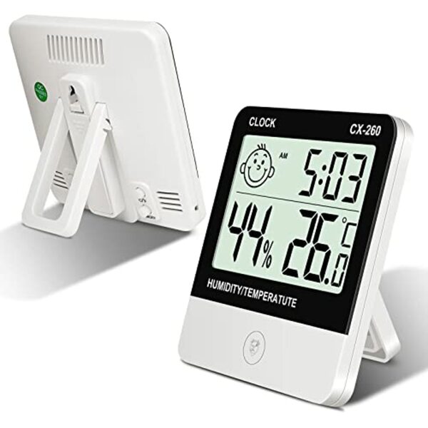 Bild 1 von Flintronic Mini LCD Thermometer White