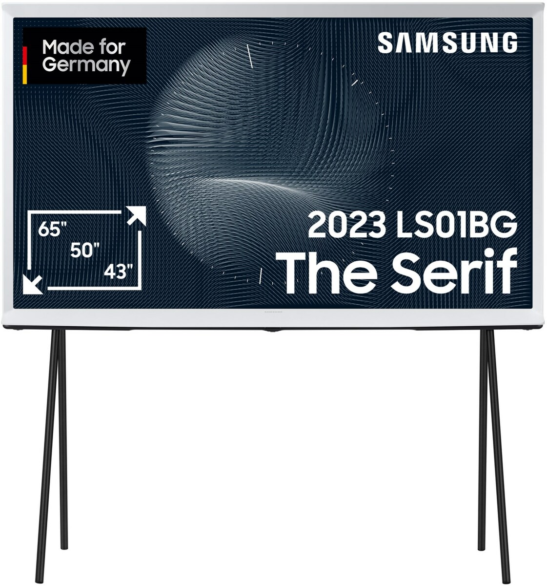Bild 1 von GQ50LS01BGU The Serif (2023) 125 cm (50") QLED-TV cloud white / G