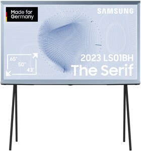 GQ43LS01BHU The Serif (2023) 108 cm (43") QLED-TV cotton blue / G