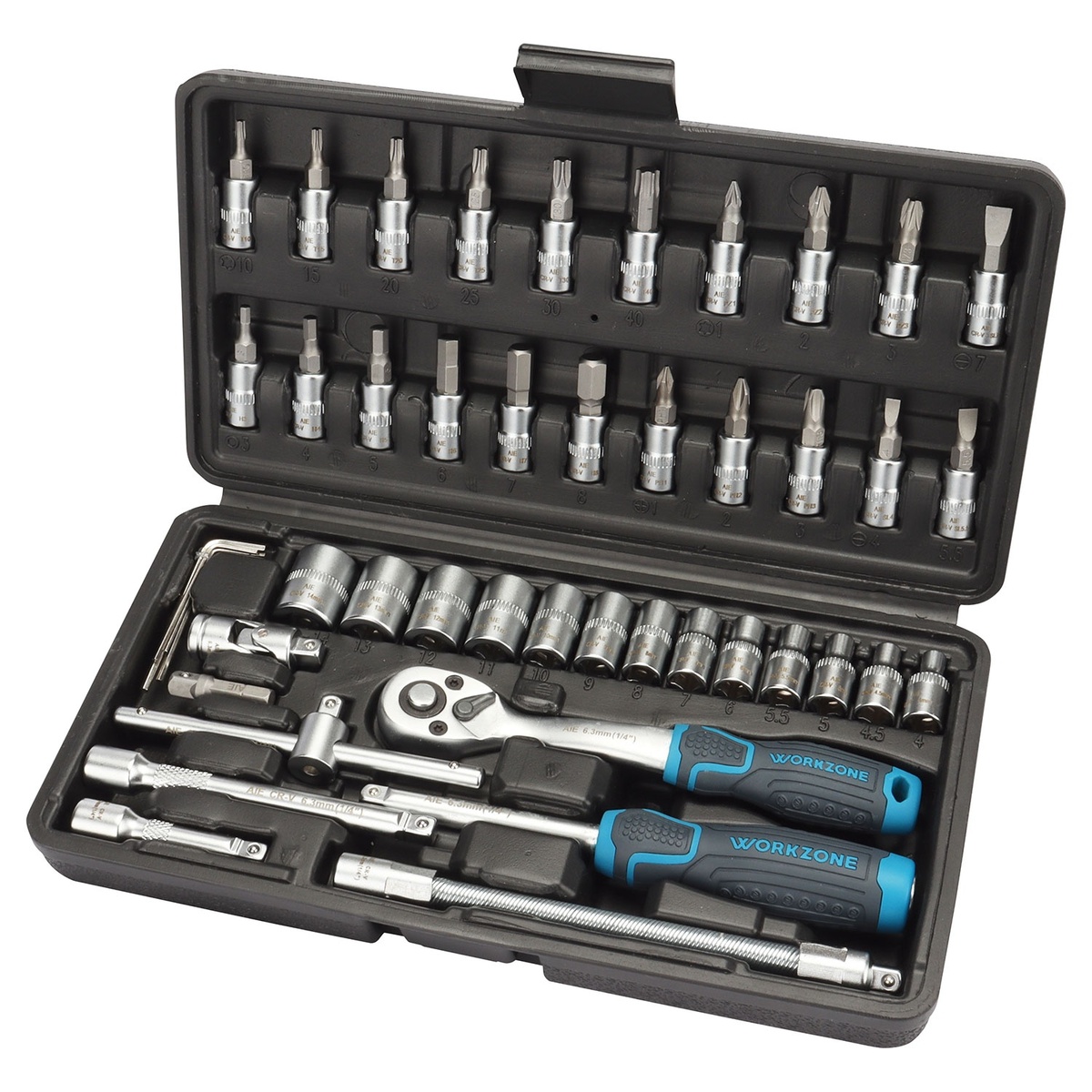 Bild 1 von WORKZONE Steckschlüsselsatz, 47-/53-tlg.