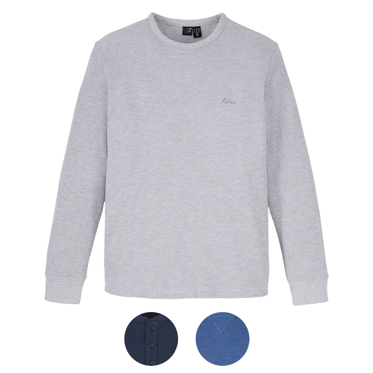 Bild 1 von WATSON'S Herren Langarmshirt, Waffelpiqué