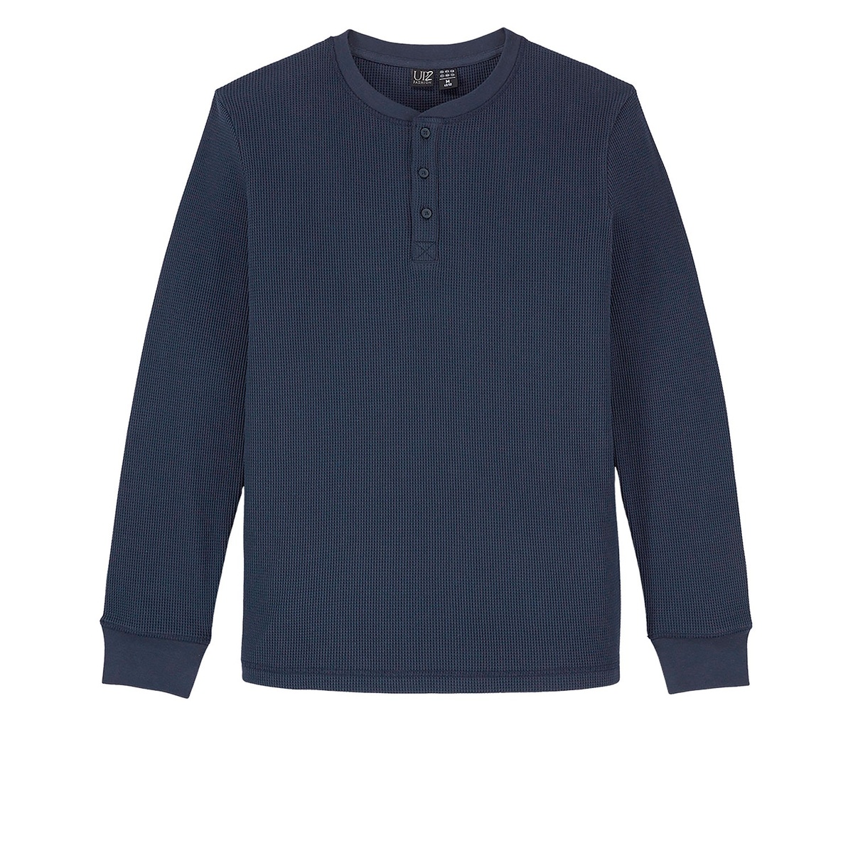 Bild 2 von WATSON'S Herren Langarmshirt, Waffelpiqué