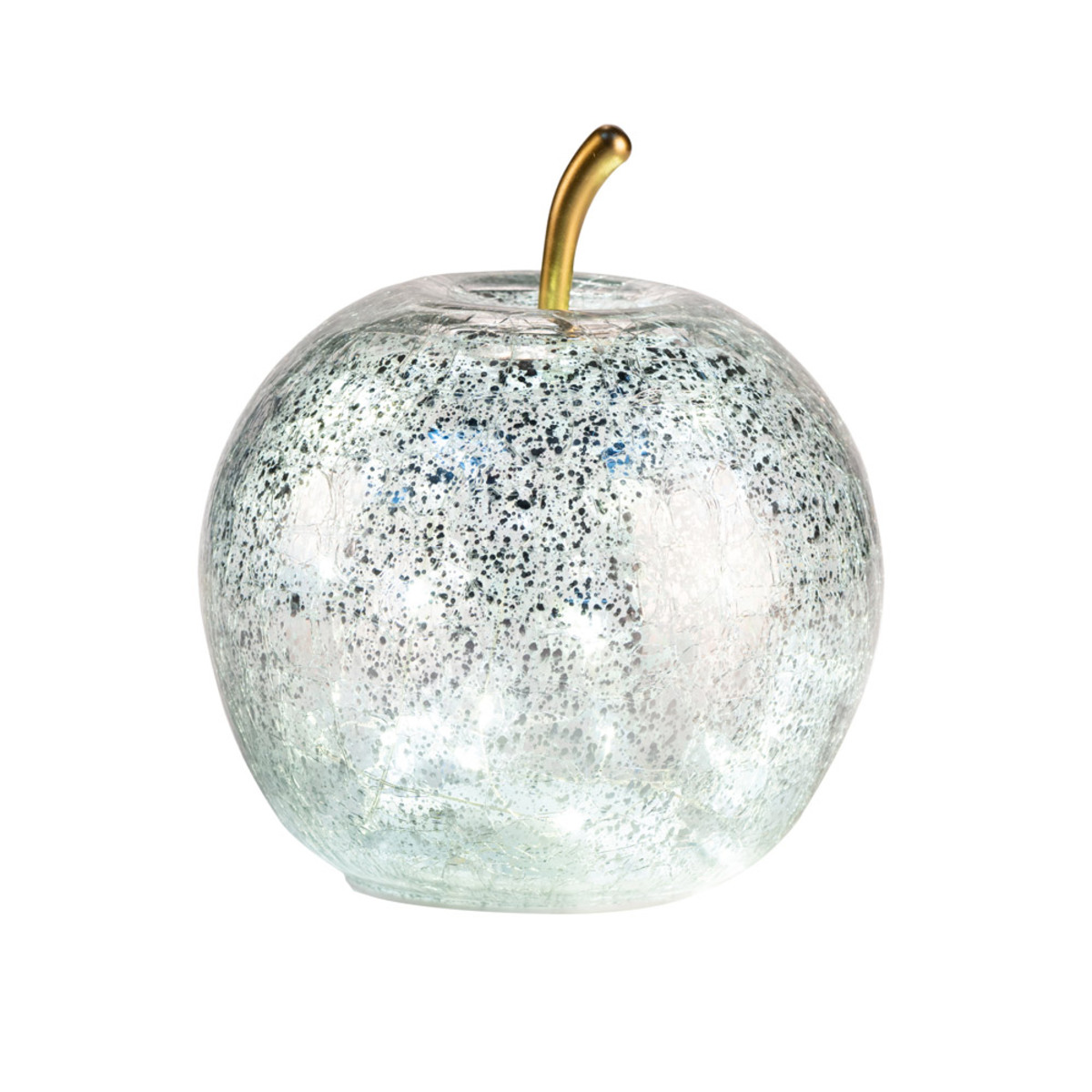 Bild 1 von I-Glow LED-Dekoapfel "POMO" - Silber