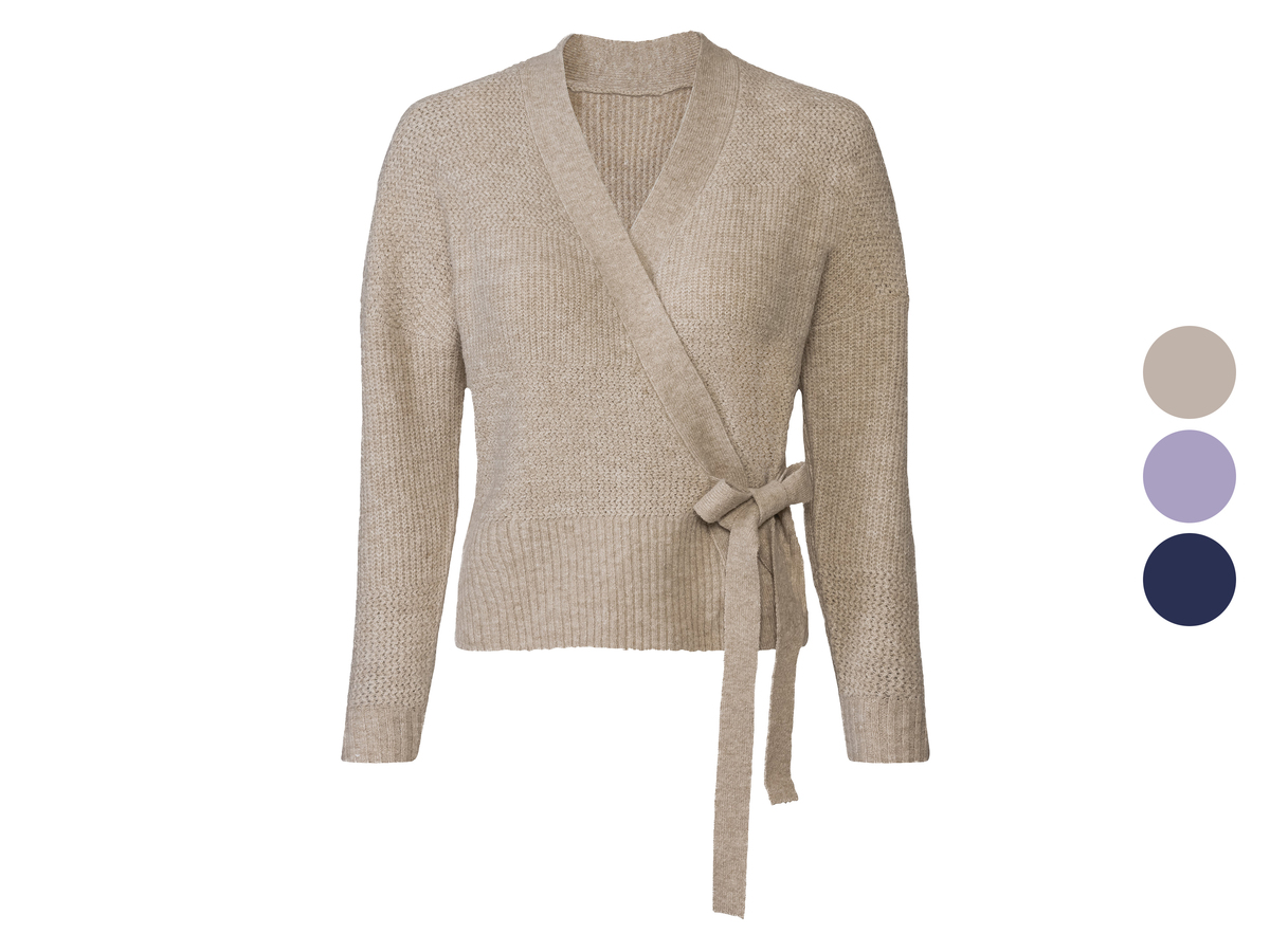 Bild 1 von esmara® Damen Wickel-Cardigan mit überschnittene Schultern